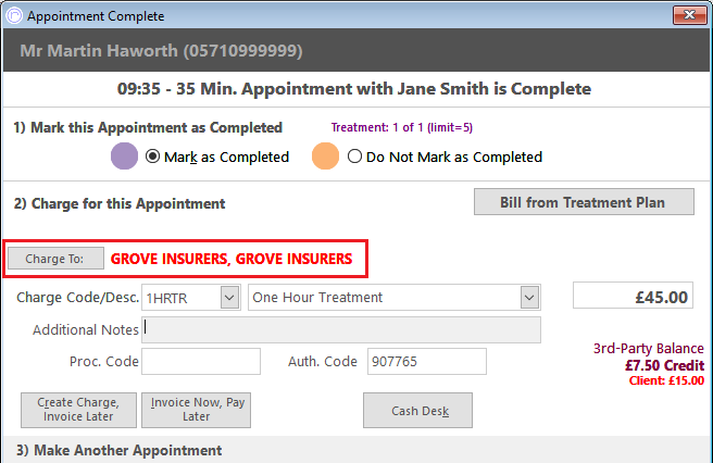 Third Party Billing – PPS